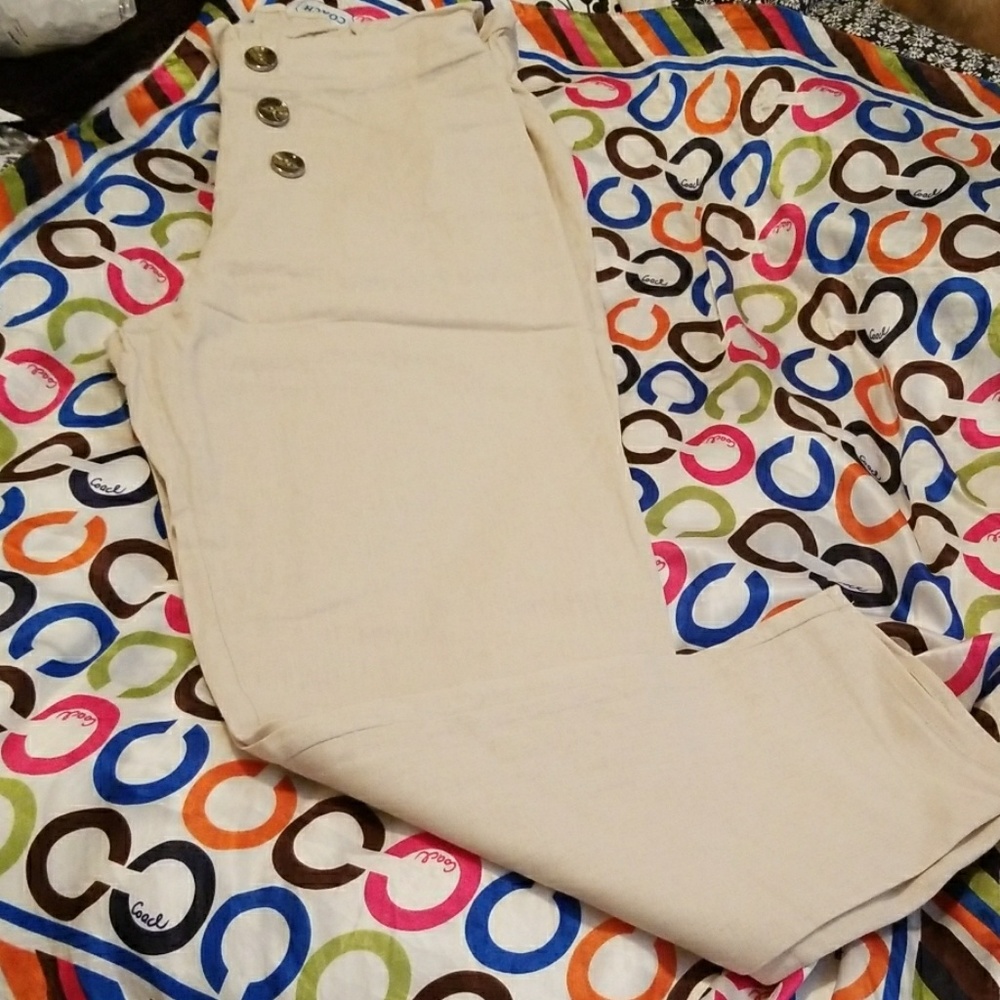 Linen pants bottoms - Picture 3 of 3